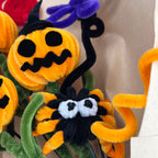 Halloween Pumpkin Bouquet DIY Kit | Pipe Cleaner Flowers