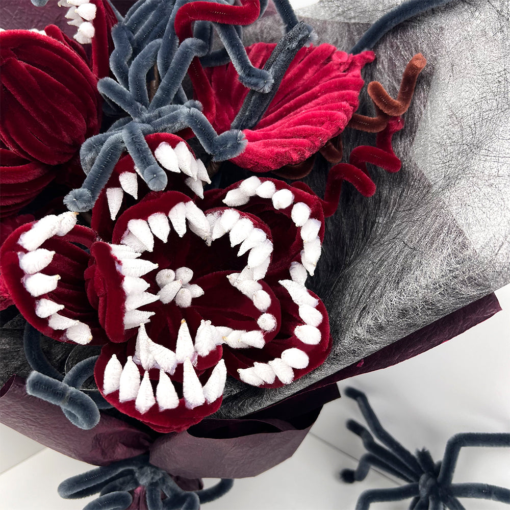 Pipe Cleaner Devil's DIY Kit | Halloween Handmade Flower Gift