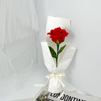 Pipe Cleaner Rose DIY Kit | Red Rose Handmade Flower Gift