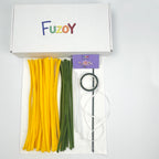 Pipe Cleaner Rose DIY Kit | Yellow Rose Handmade Flower Gift