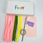 Pink Pipe Cleaner Tulip DIY Kit | Handmade Flower Craft Gift