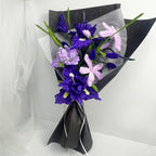 Pipe Cleaner Iris DIY Kit | Purple Iris Handmade Flower Gift